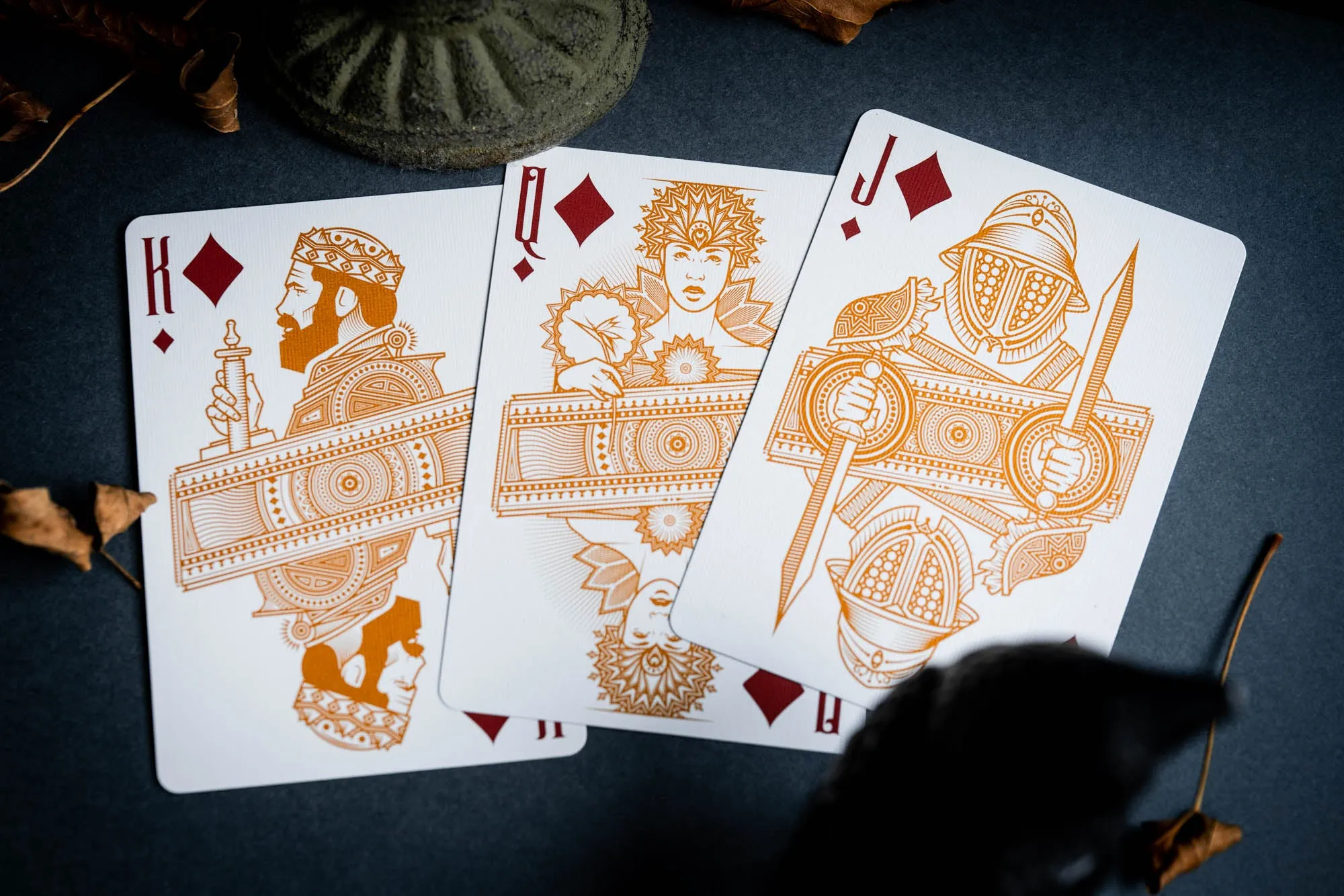 Copper Invocation Luxury Playing Cards