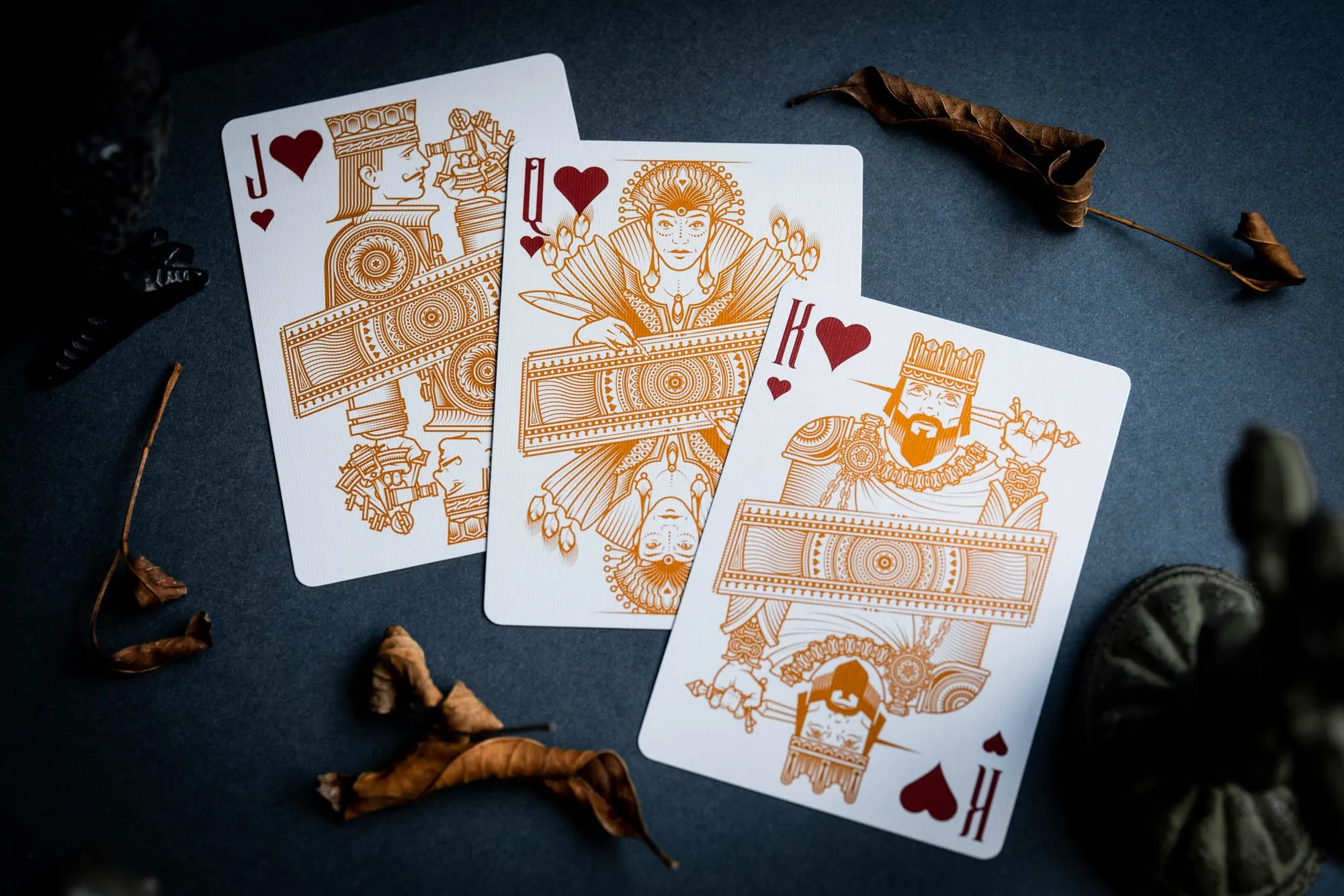 Copper Invocation Luxury Playing Cards