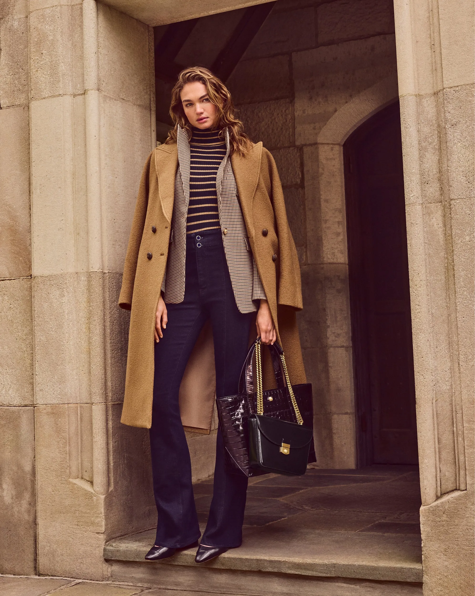 Double Link Flap Bag