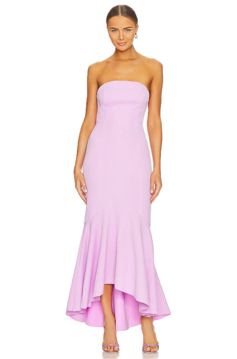 Elliatt Serenade Hi-Low Crepe Dress