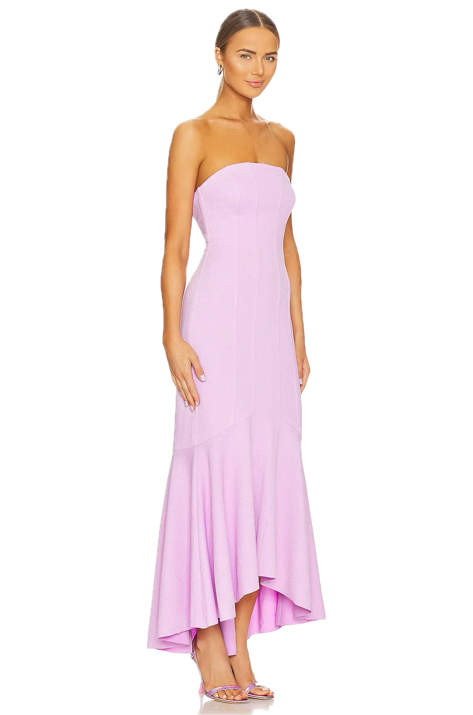 Elliatt Serenade Hi-Low Crepe Dress