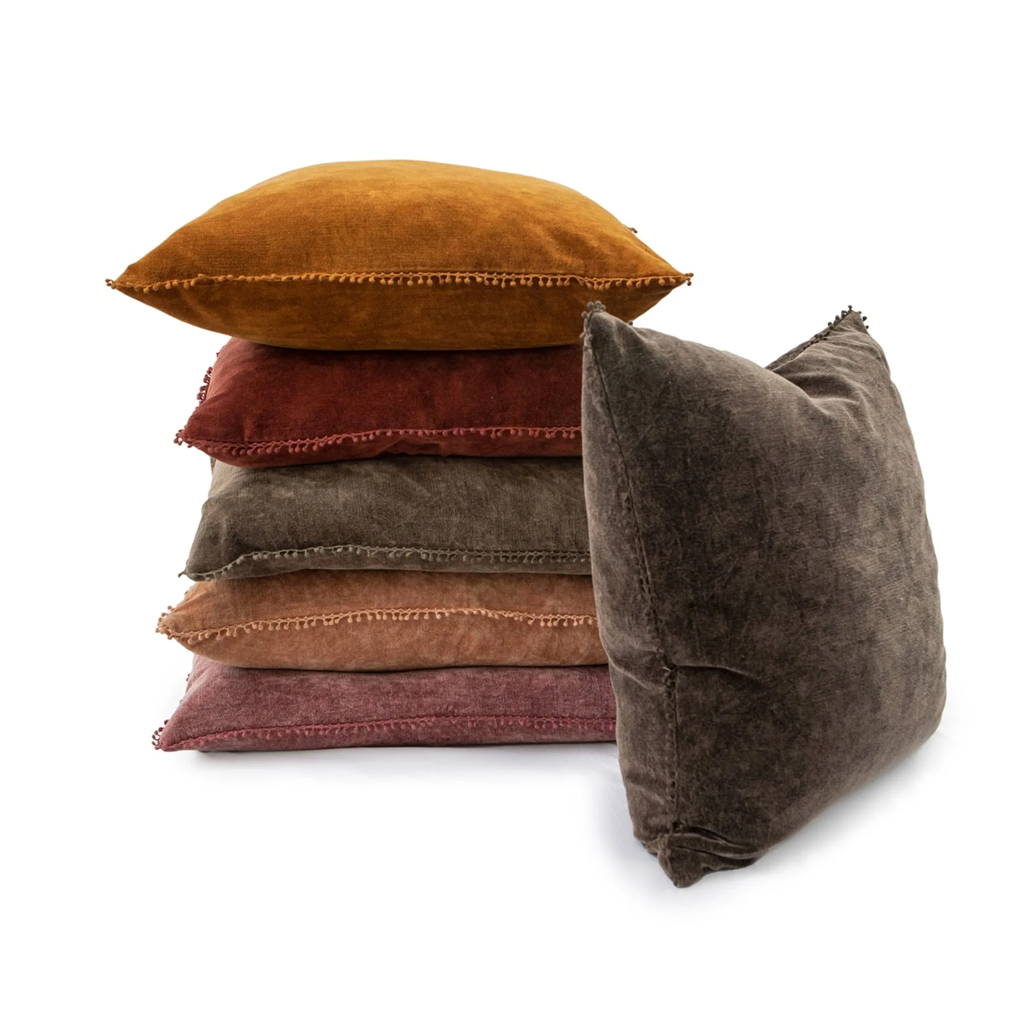 Faded Velvet Pillow 22"