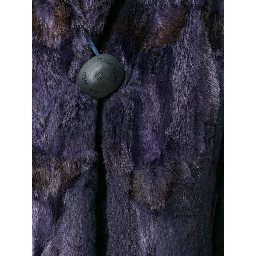 Fendi Purple Fox Fur Coat - '90s