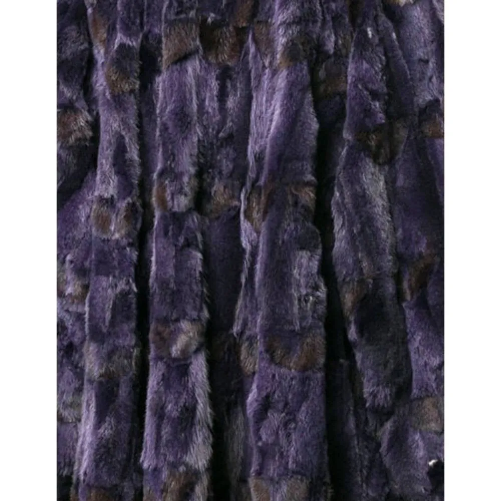 Fendi Purple Fox Fur Coat - '90s