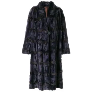 Fendi Purple Fox Fur Coat - '90s
