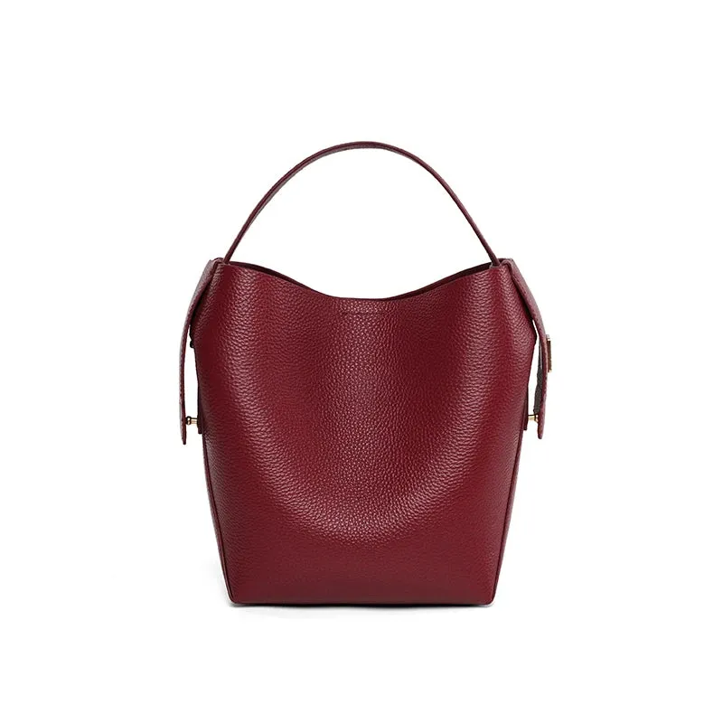 Genuine Leather Versatile Crossbody Bag