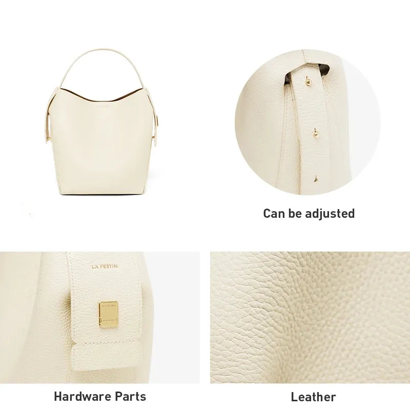 Genuine Leather Versatile Crossbody Bag