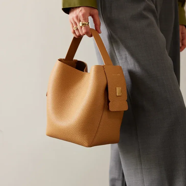 Genuine Leather Versatile Crossbody Bag