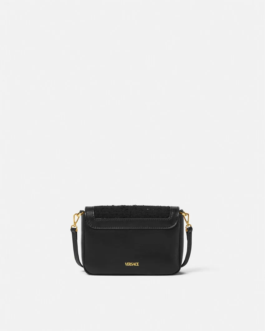 Gianni Ribbon Tweed Kids Crossbody Bag