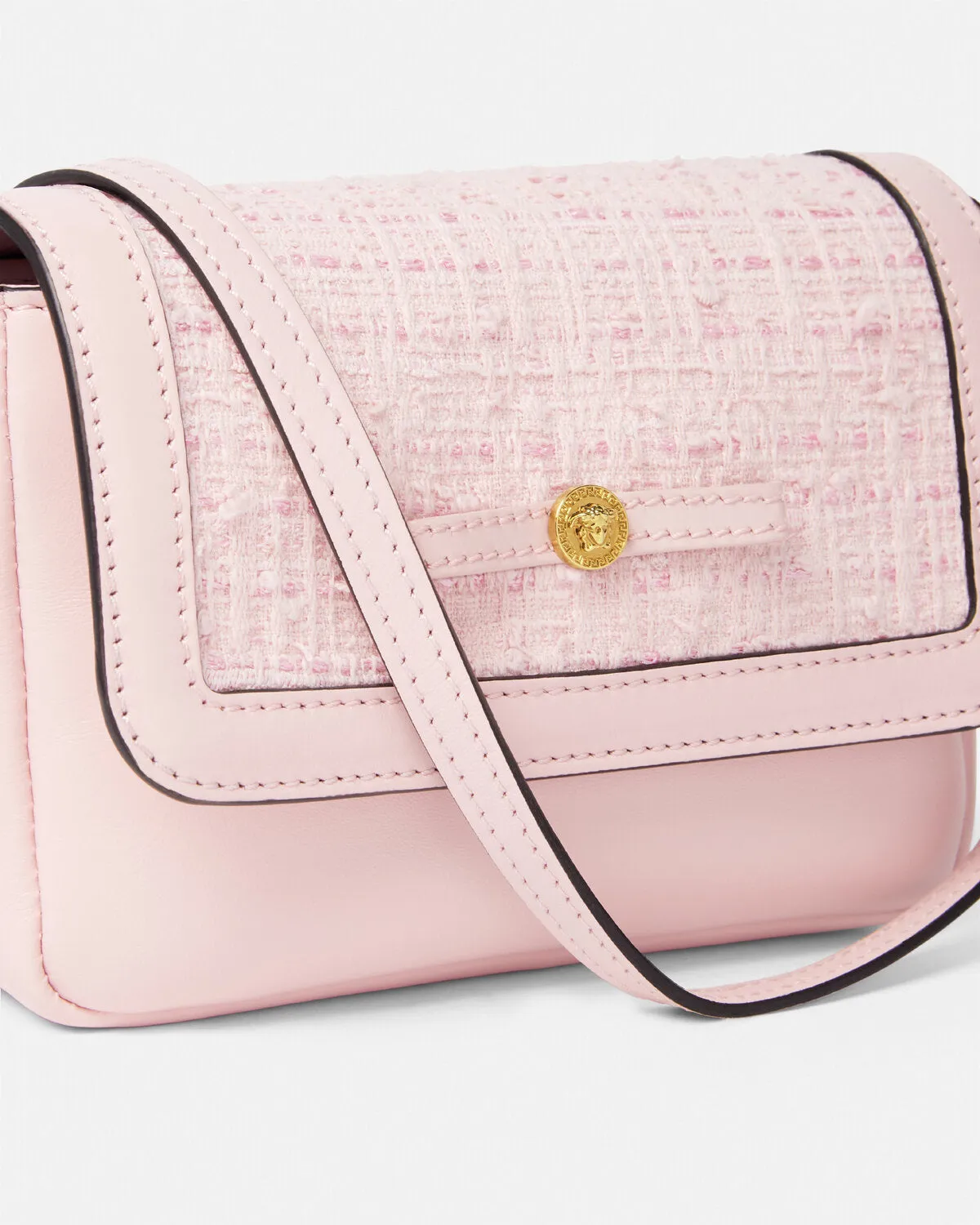 Gianni Ribbon Tweed Kids Crossbody Bag