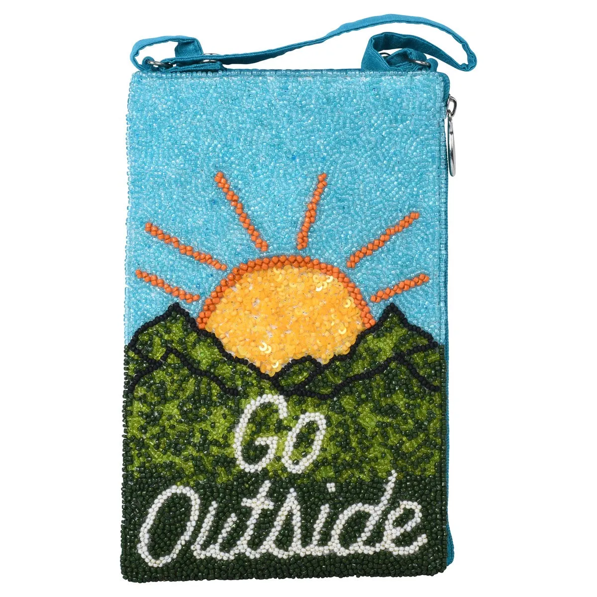 GO OUTSIDE BEADED BAG