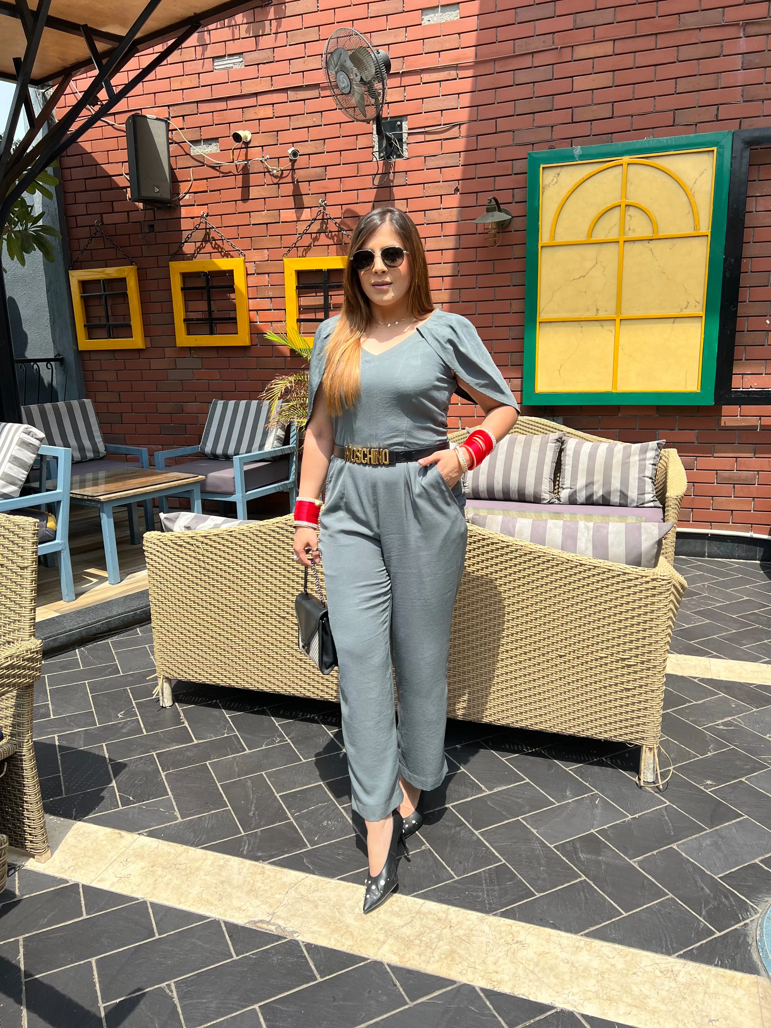 Grey Stunning Jumpsuit