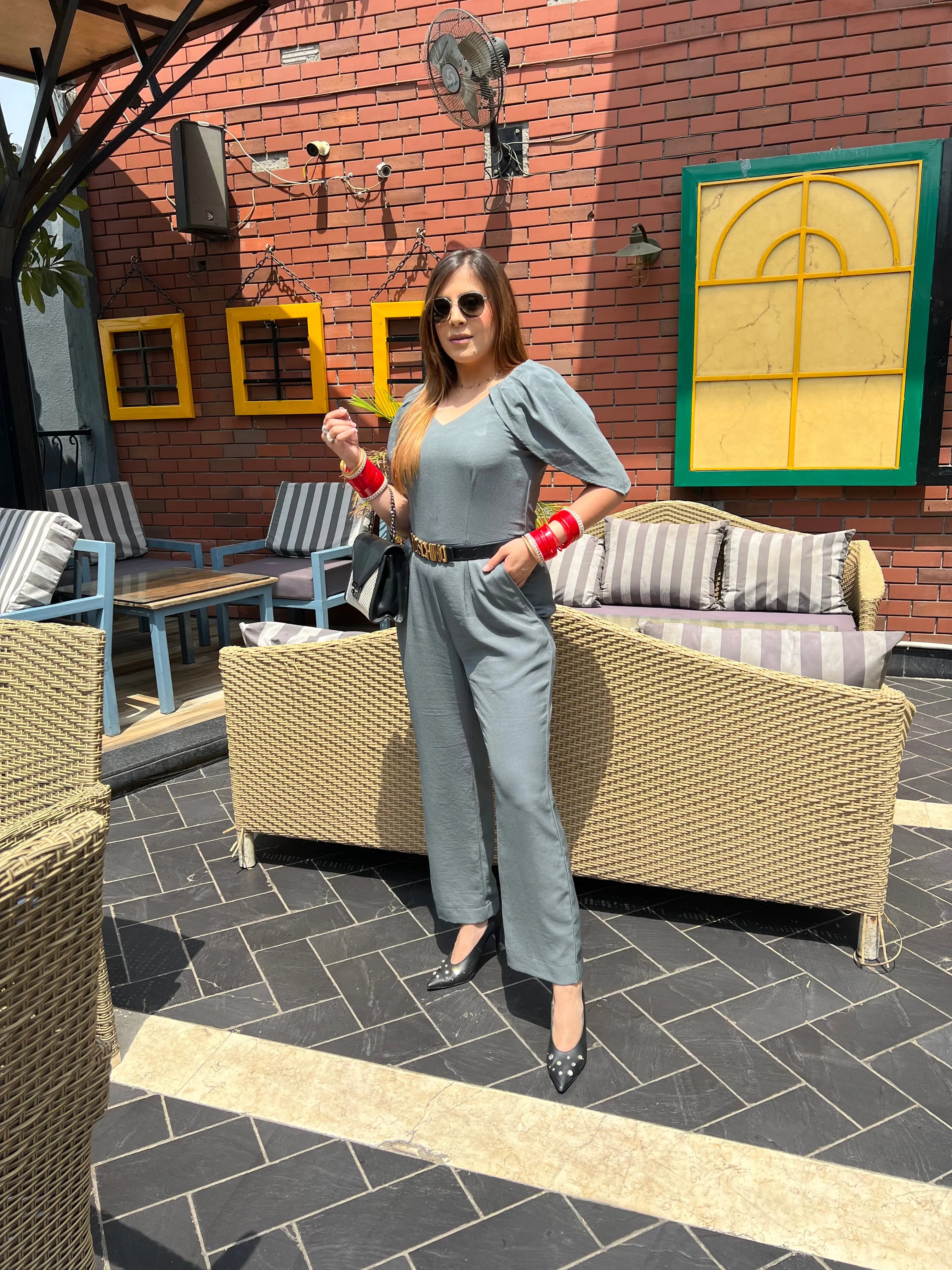 Grey Stunning Jumpsuit