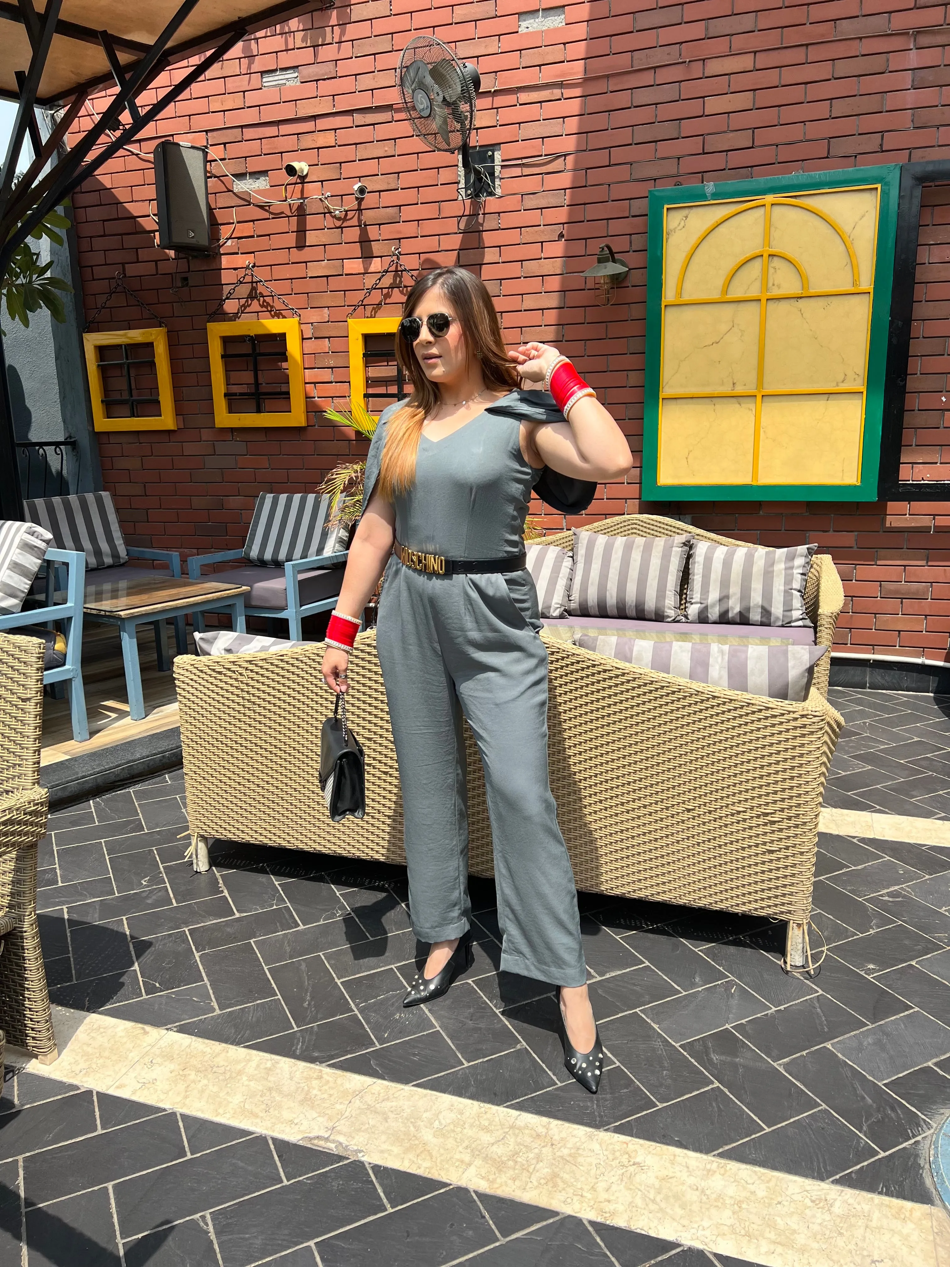 Grey Stunning Jumpsuit