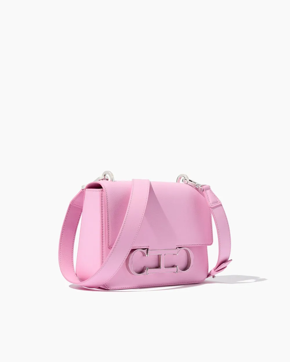 Handbag with Detachable Handle in Crystals