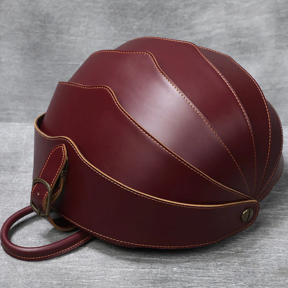 Handmade Cowhide Leather Cyclus Pangolin Backpack Large Size 9874