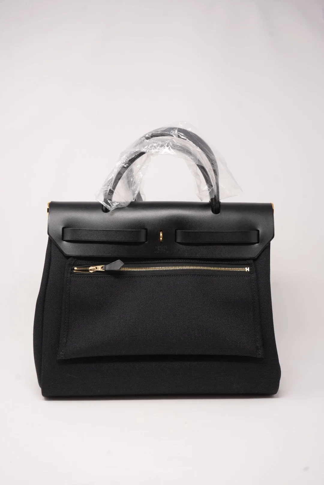 Hermes Herbag 31 Canvas Black New 2021