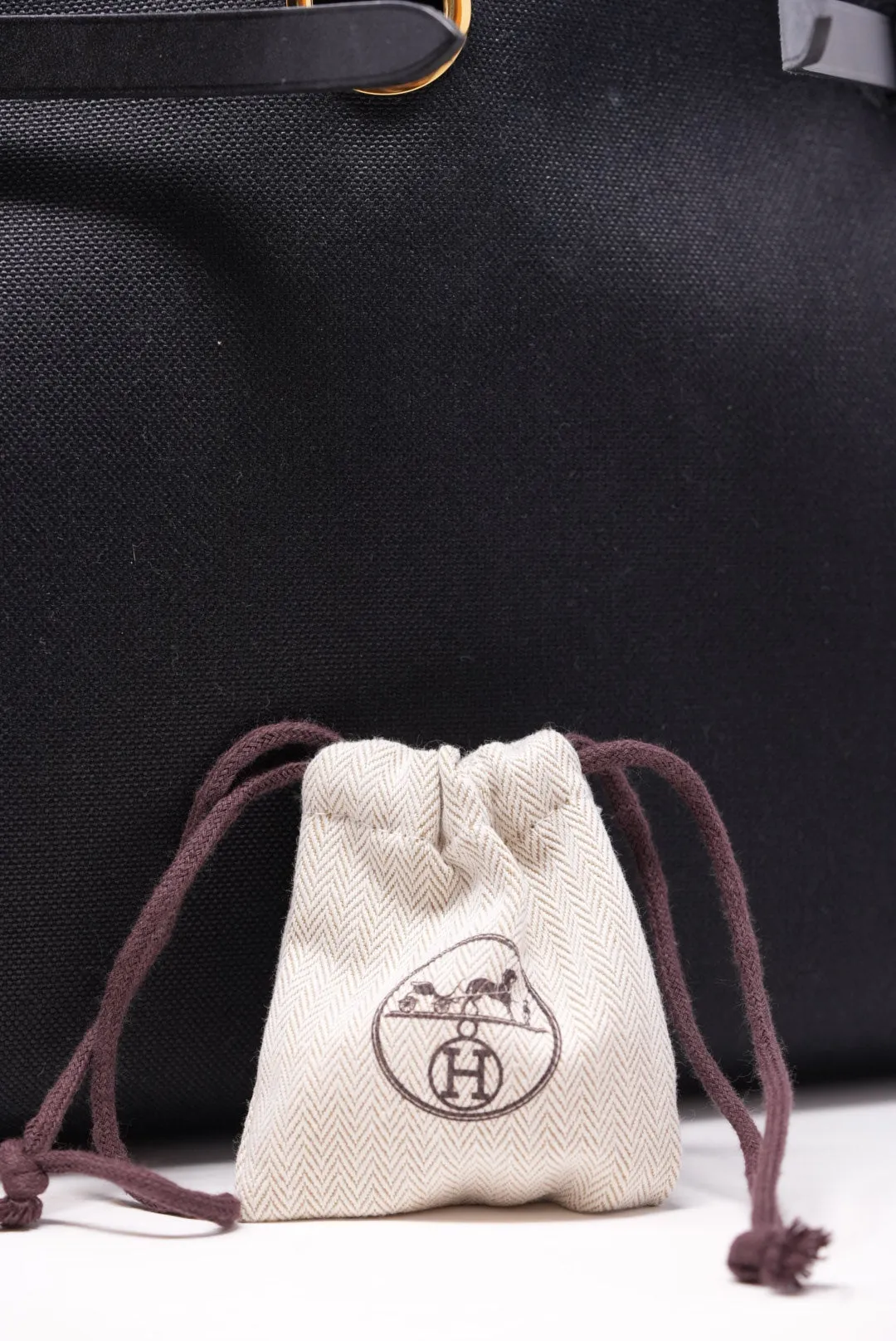 Hermes Herbag 31 Canvas Black New 2021