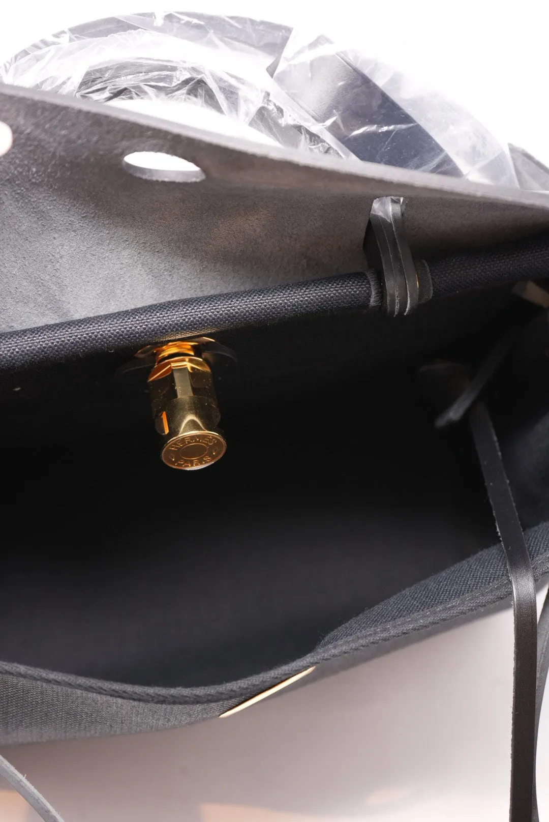 Hermes Herbag 31 Canvas Black New 2021