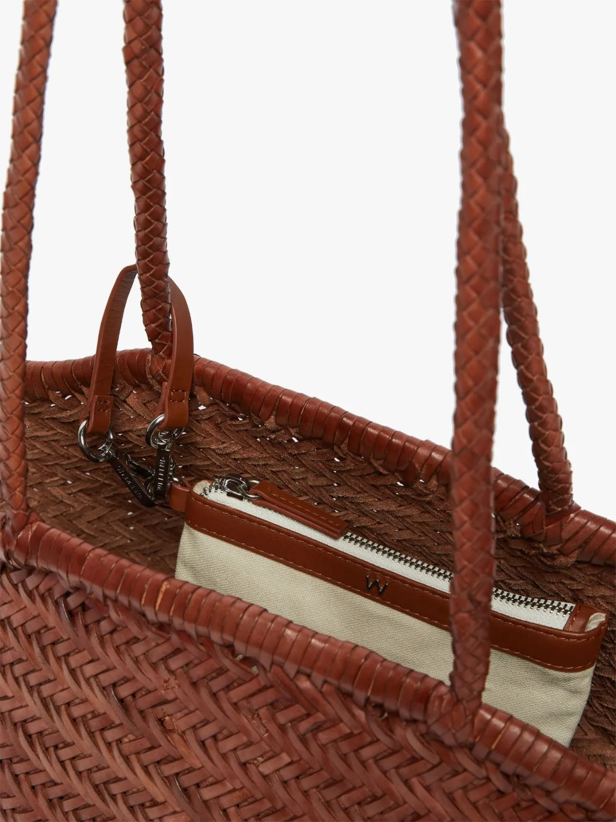 JUDITTA LEATHER SHOPPING TOTE