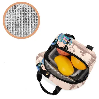 Kawaii Japanese Keiko Kokeshi Doll Lunch Bag