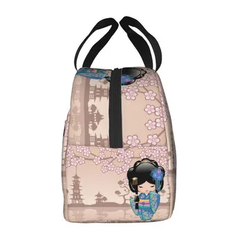 Kawaii Japanese Keiko Kokeshi Doll Lunch Bag