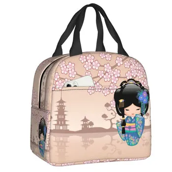 Kawaii Japanese Keiko Kokeshi Doll Lunch Bag