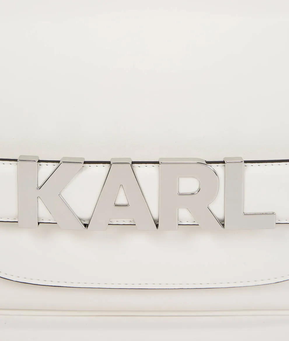 K/LETTERS FLAP CROSSBODY BAG