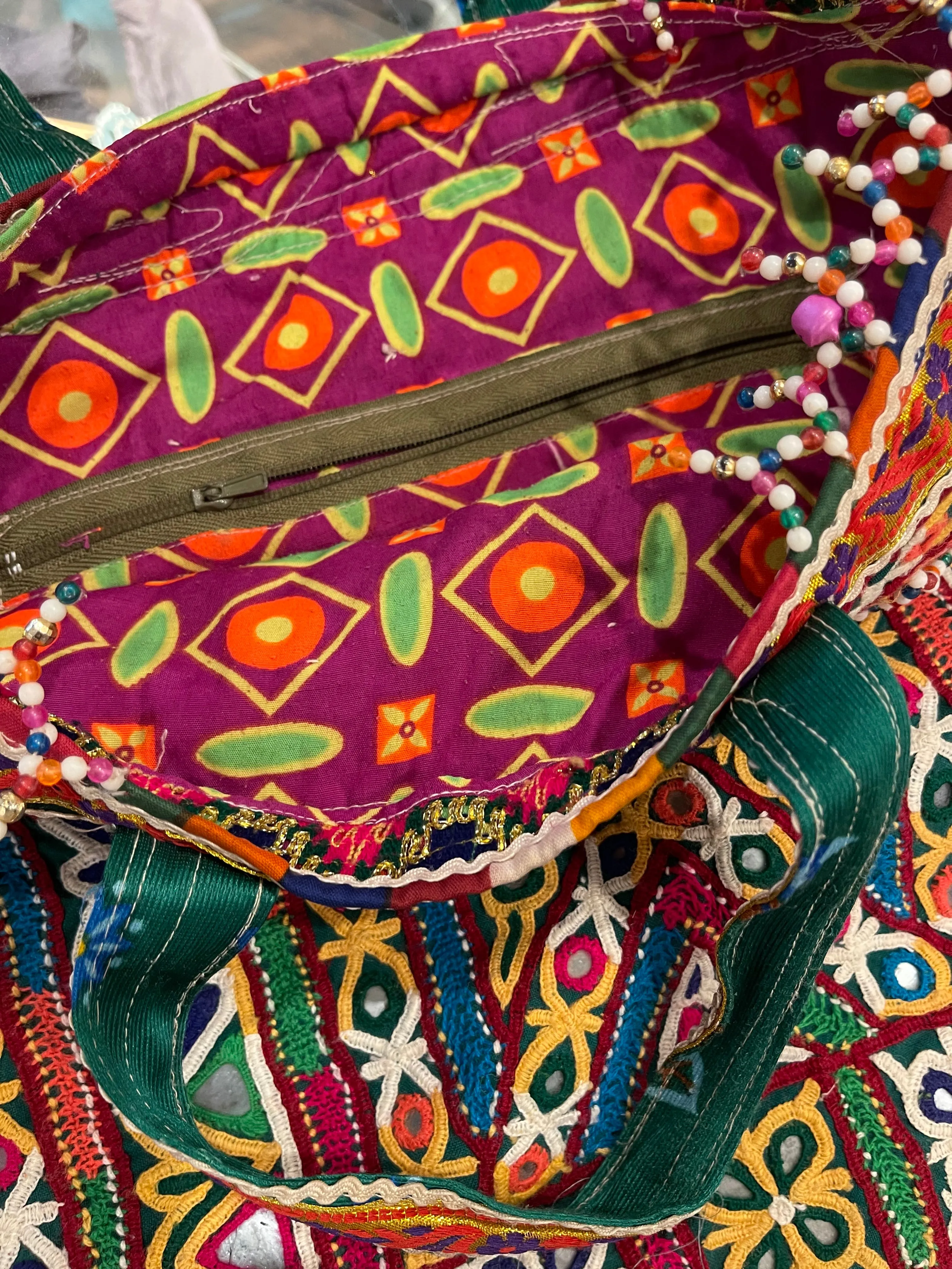 KUTCH THELI BAG - DESERT OASIS