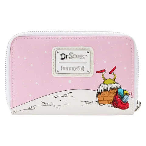 LF Dr Seuss Grinch Sleigh ZipAround Wallet