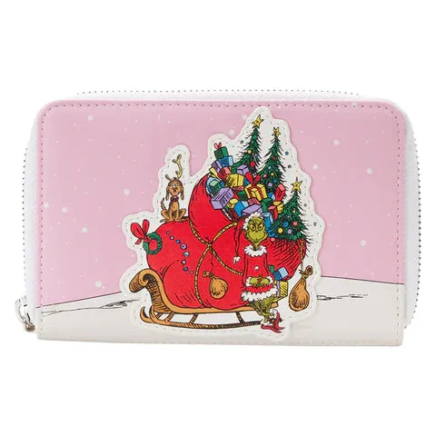 LF Dr Seuss Grinch Sleigh ZipAround Wallet