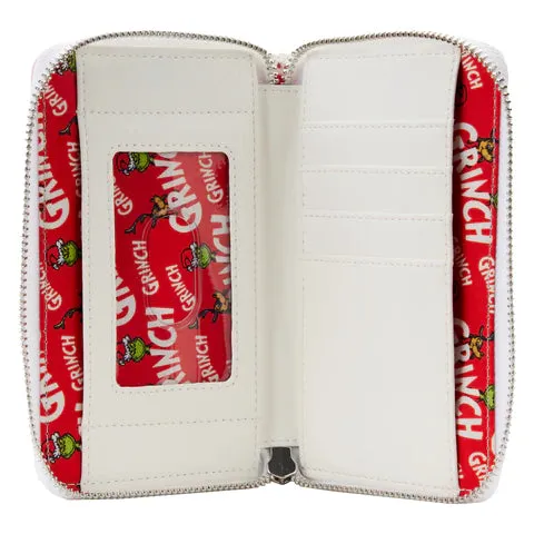 LF Dr Seuss Grinch Sleigh ZipAround Wallet
