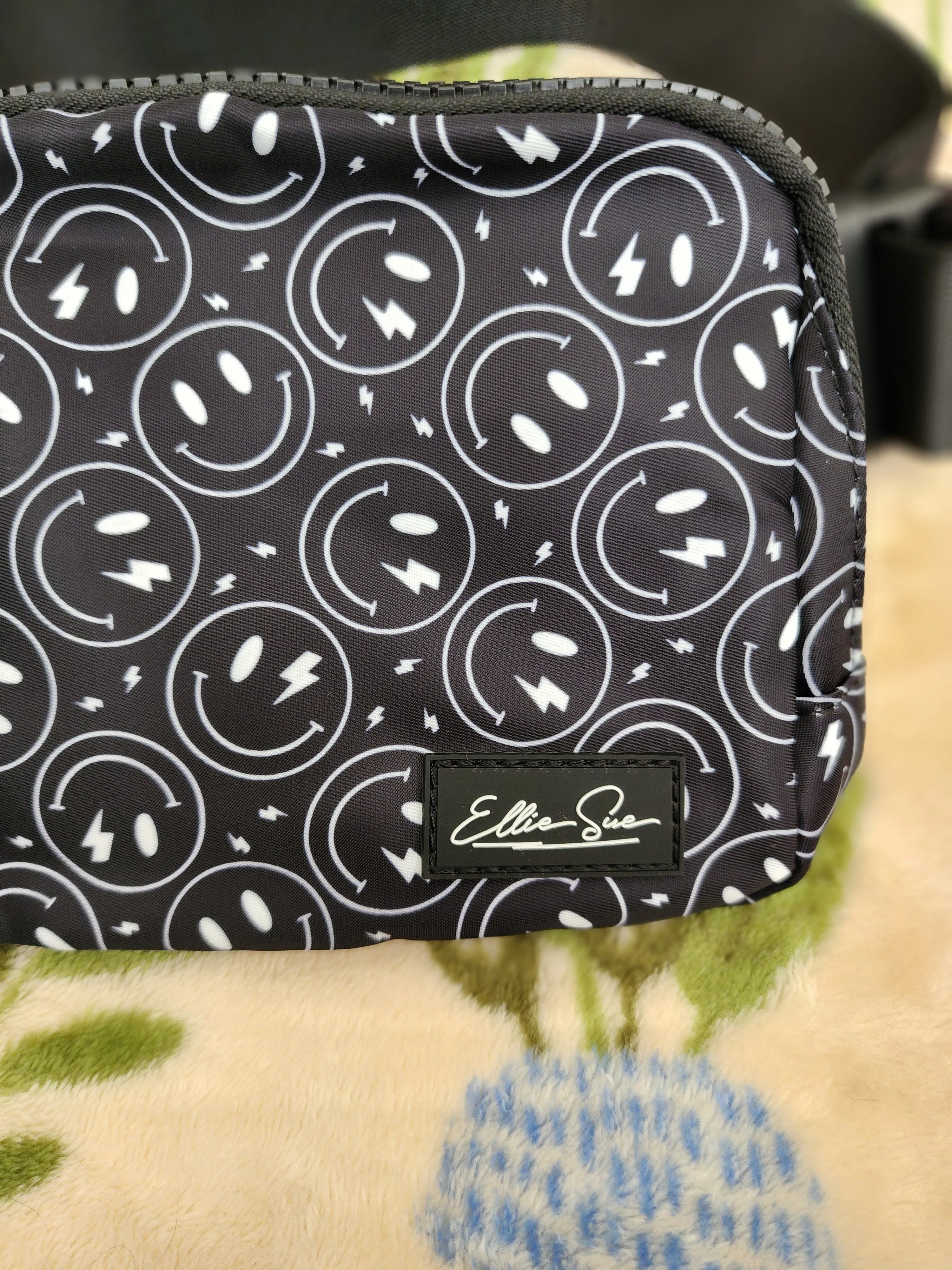 Lightning Smiley Faces Belt Bag