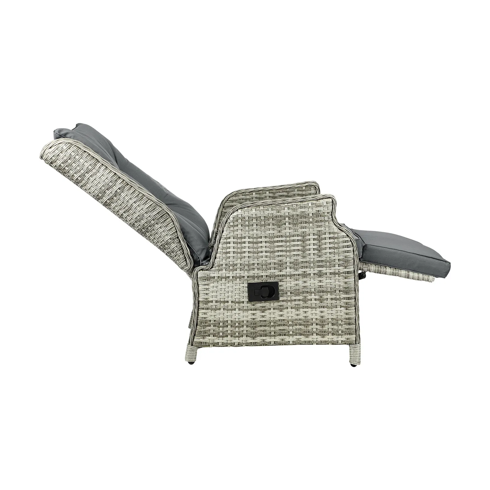 Livsip Recliner Chairs Outdoor Sun Lounge Wicker Garden Sofa Patio Furniture
