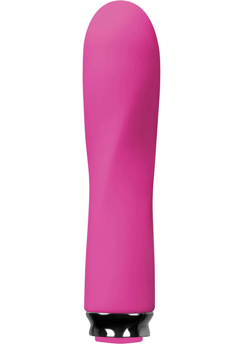 Luxe Collection Scarlet Rechargeable Silicone Compact Vibrator