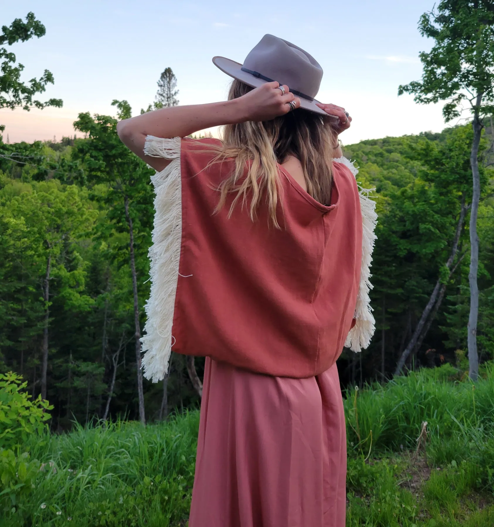 Mirissa Lounge Dress // Salmon