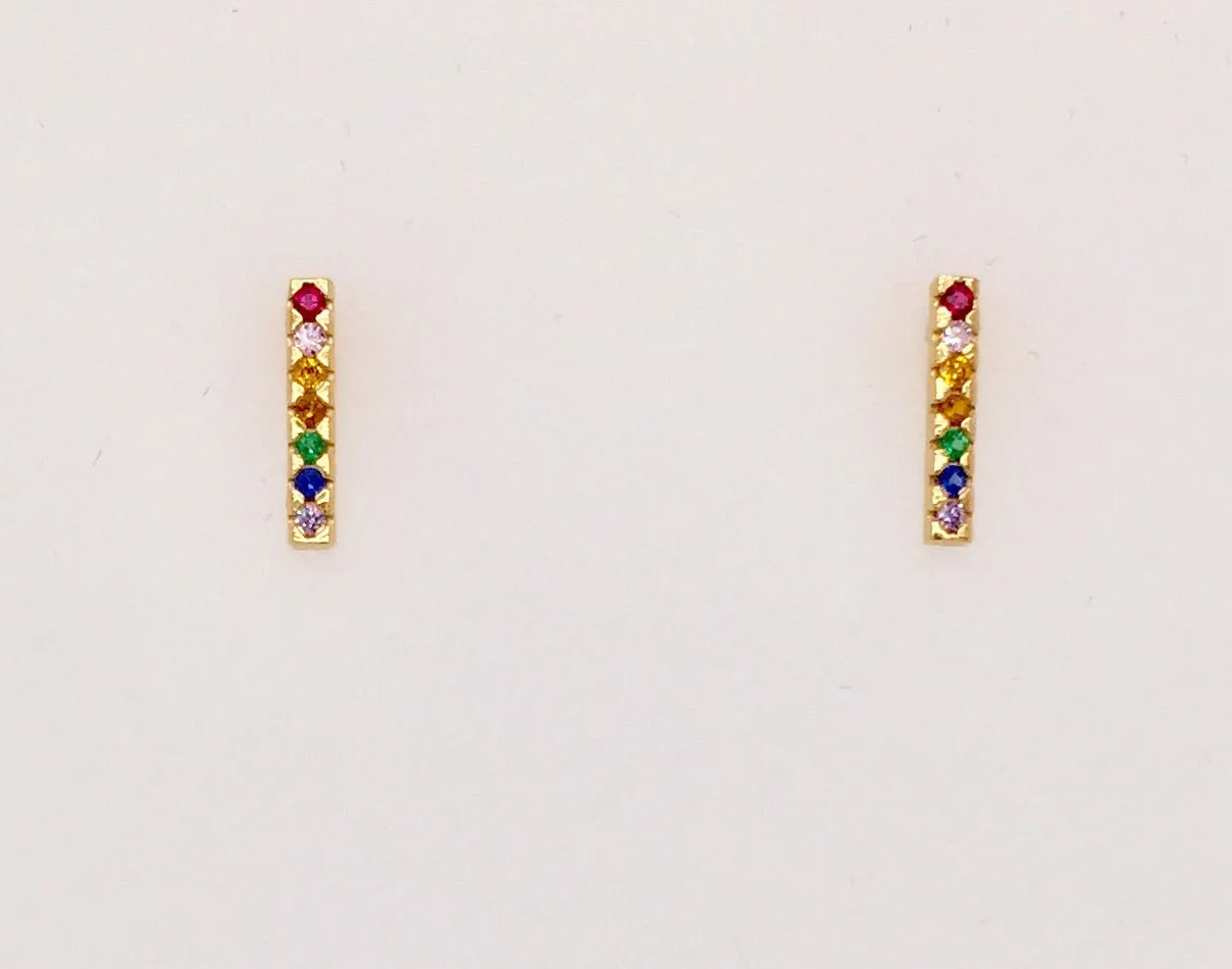 Multi Stone Earrings