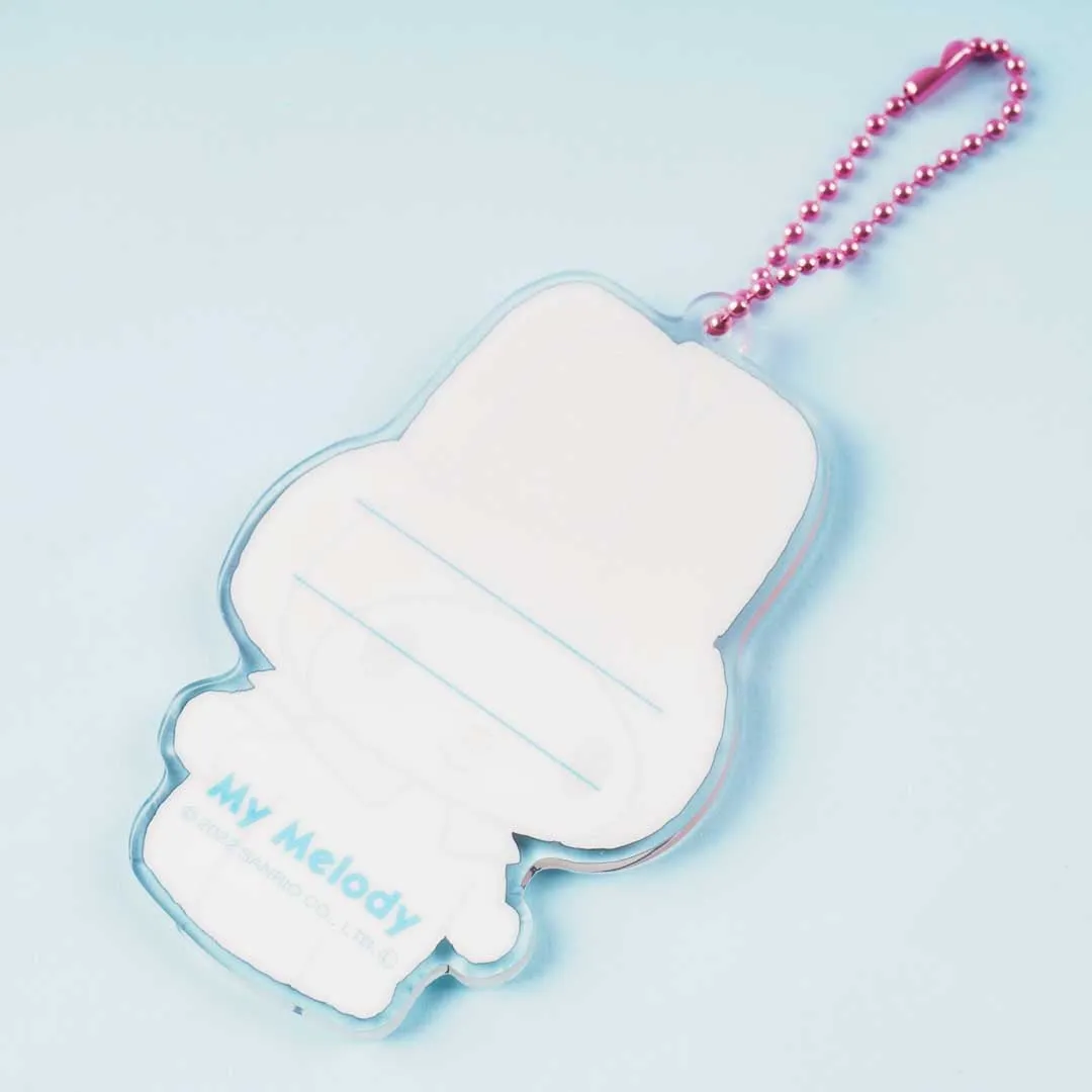 My Melody 3D Name Plate Acrylic Charm