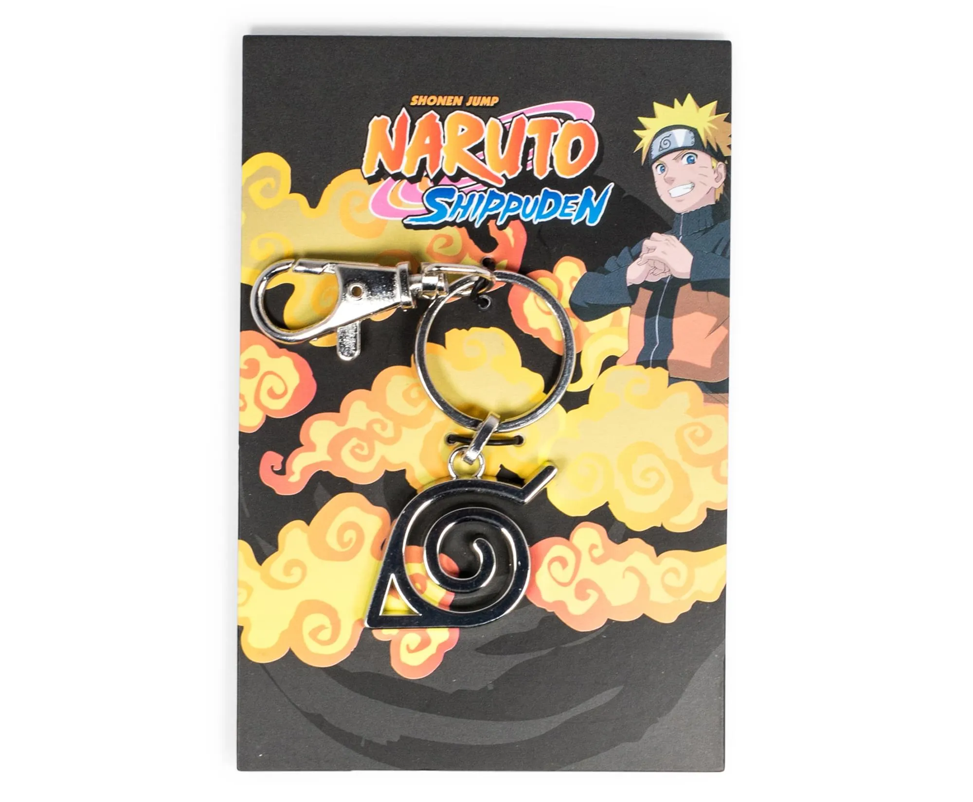 Naruto Shippuden Hidden Leaf Village Logo Enamel Pendant Keychain