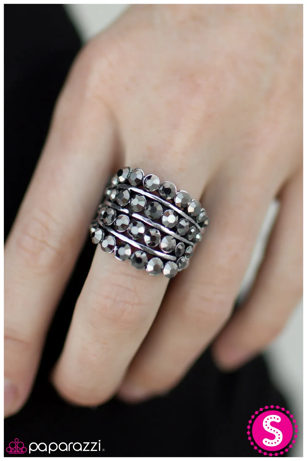 Open Door Jewelry - Cha-Ching - Silver Ring - Paparazzi Accessories