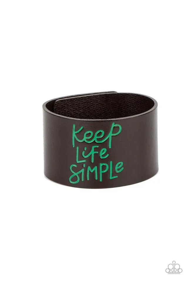 Paparazzi Bracelet ~ Simply Stunning - Green