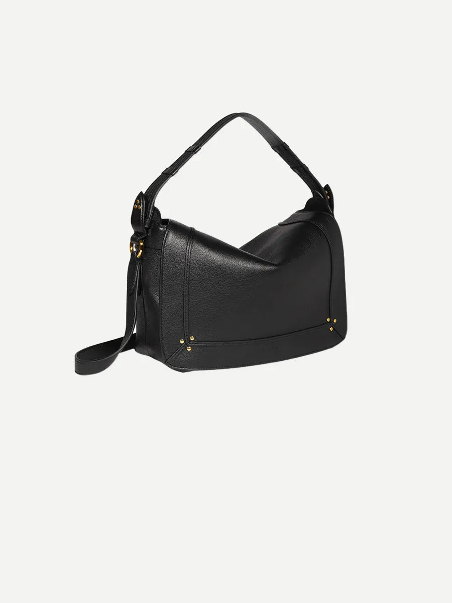 Pepito Medium Bag in Noir Brass