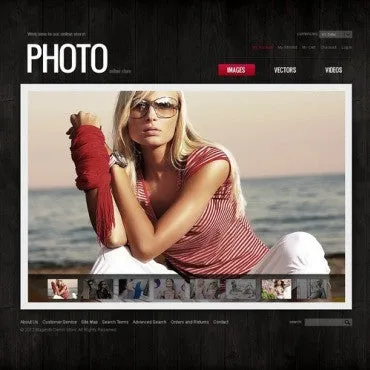 Photography Magento Website Design