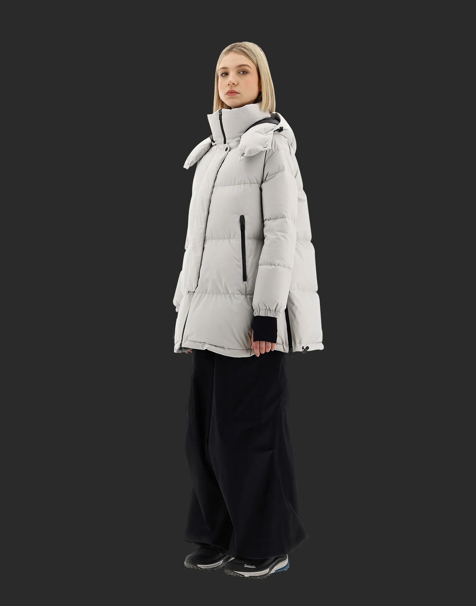 PI128DL11106 Laminar oversized coat