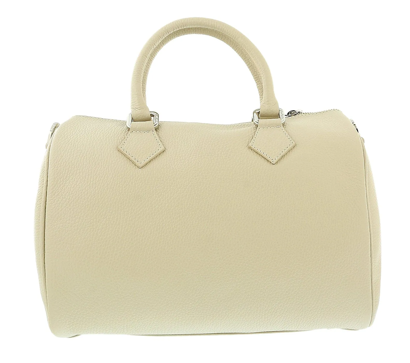 Pierre Cardin Sand Leather Star Studded Medium Fashion Satchel Bag