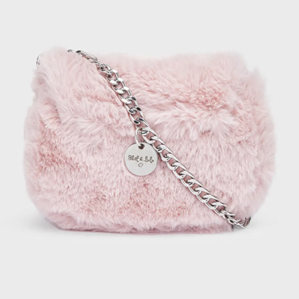 Pink Faux Fur Bag