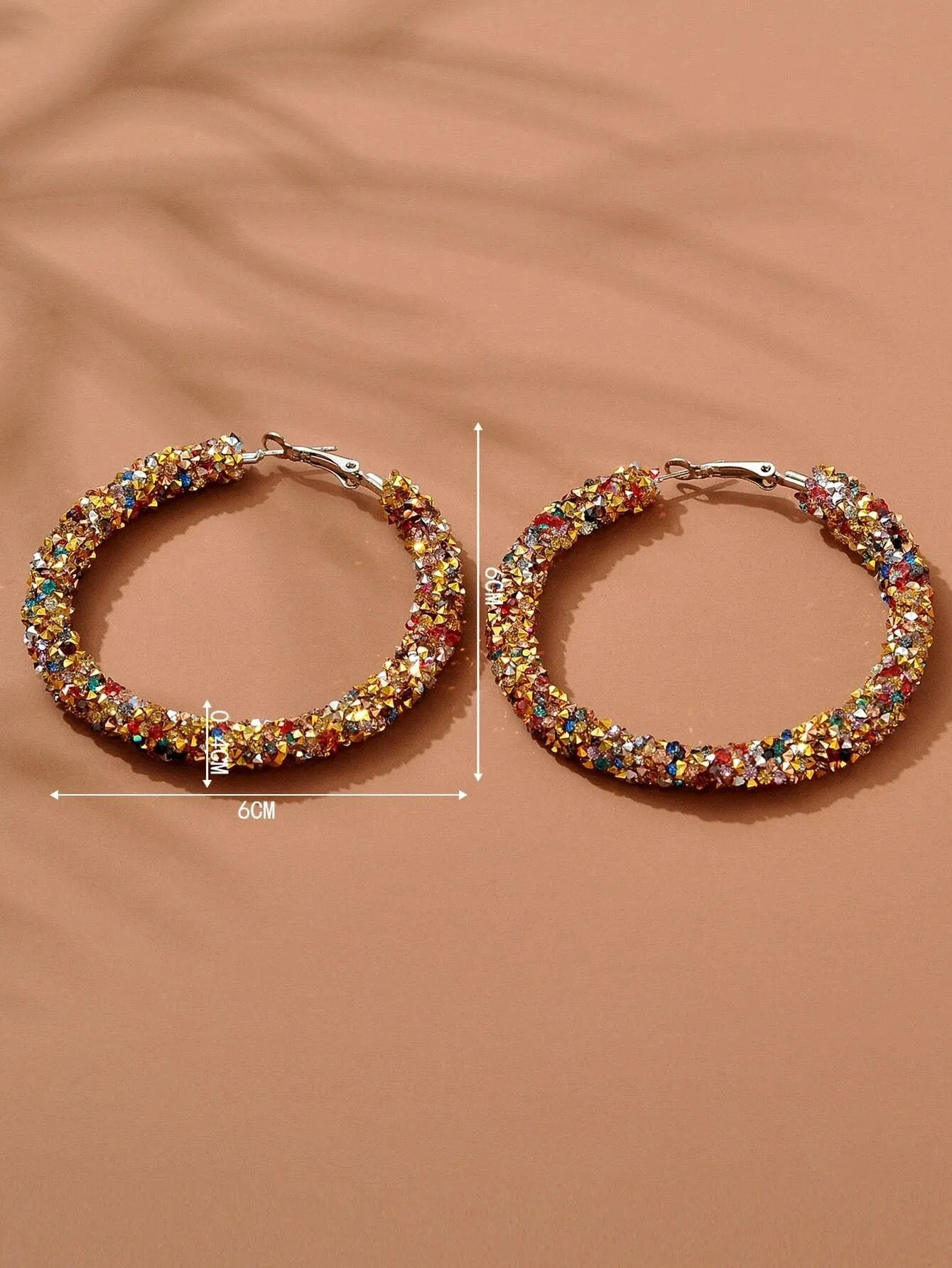 Reriti Multi Colored Hoop Earrings