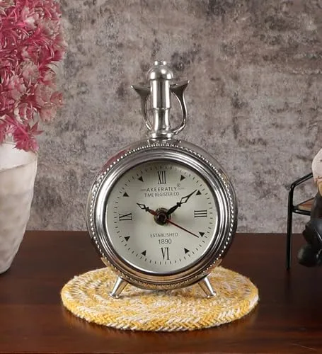 Roomattic 3 Inch Stunning Desk Clock Aluminium Table Clock