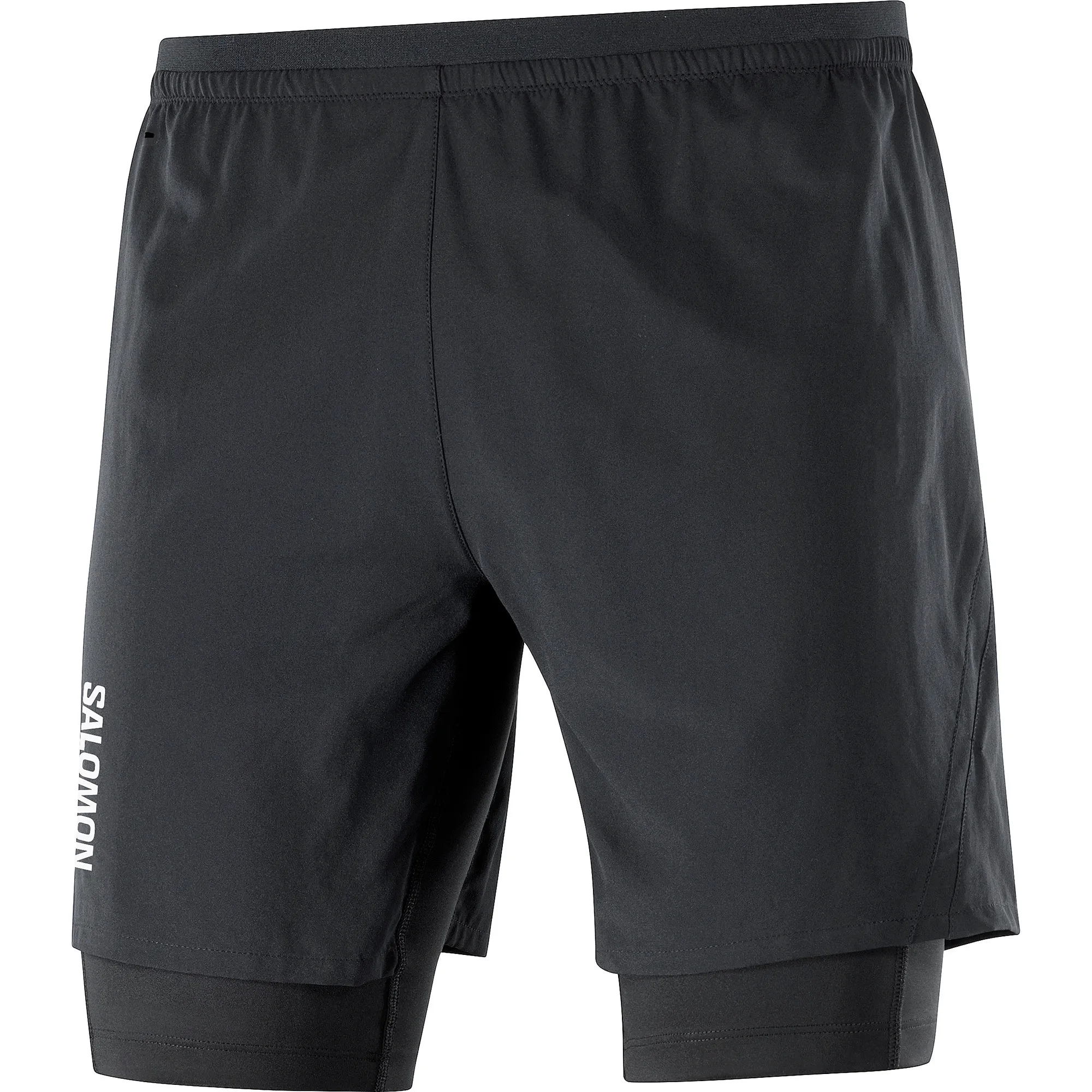 Salomon Men&#x27;s Cross Twinskin Shorts Deep Black | Buy Salomon Men&#x27;s Cross Twinskin Shorts Deep Black here | Outnorth