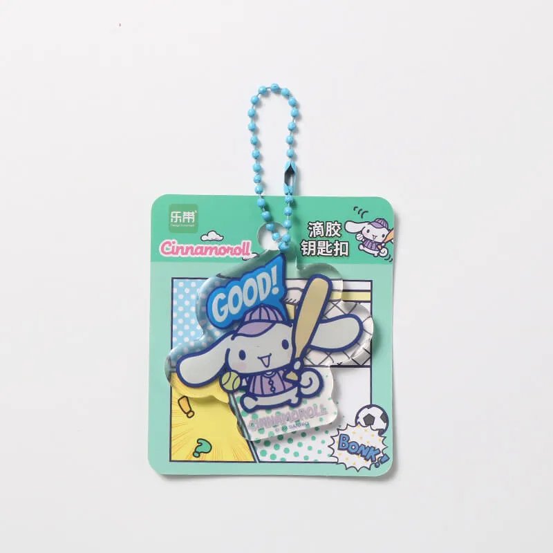 Sanrio Characters Eposy Acrylic Charm Keychain